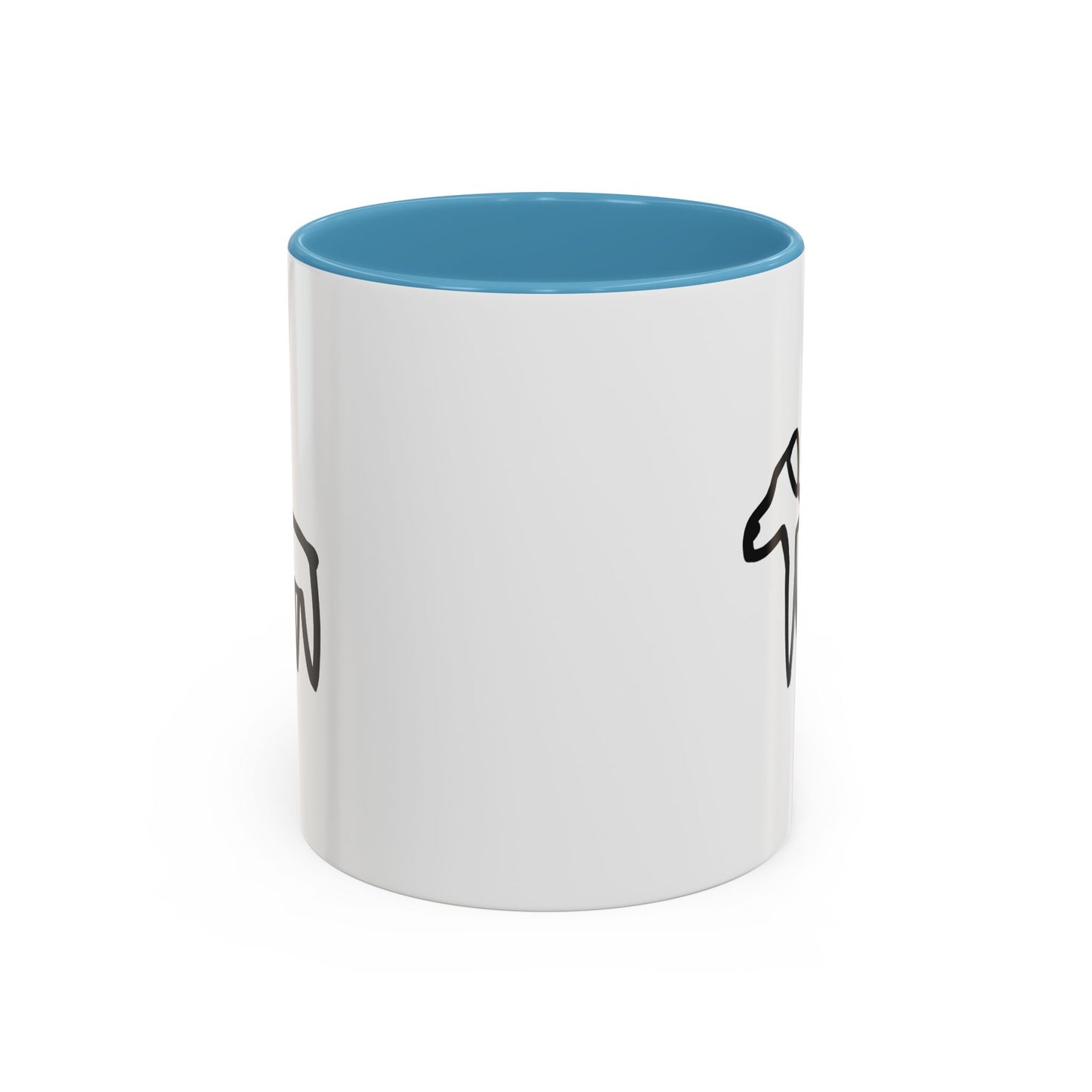 Double Dog Accent Mug