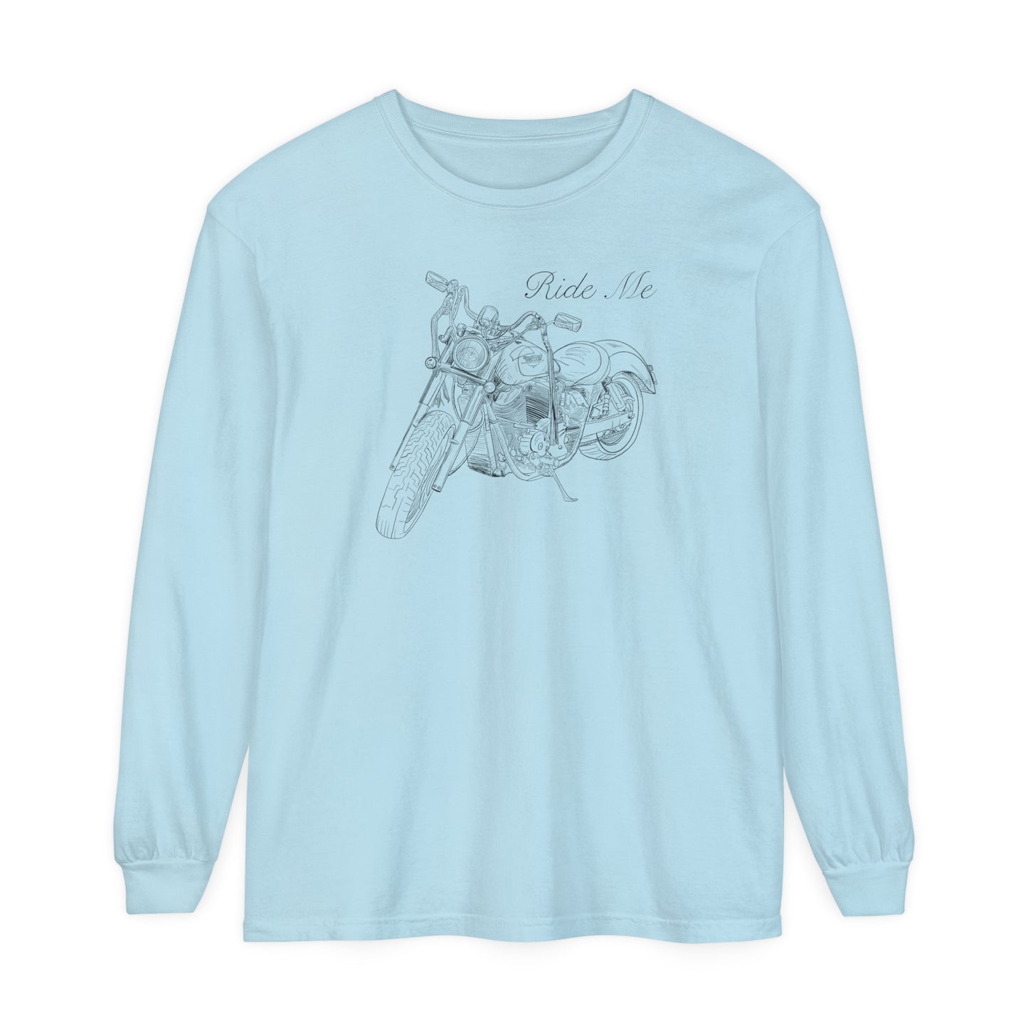 Ride Me Motorcycle Long Sleeve Tee