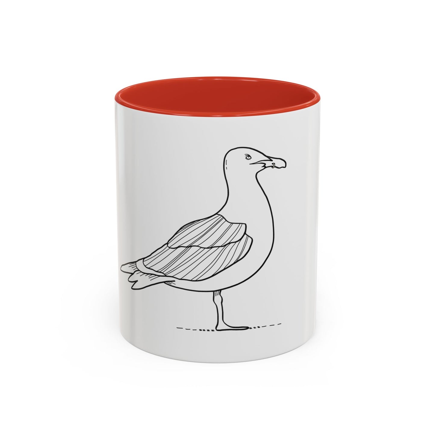 Hot Gull Accent Mug - One Bird