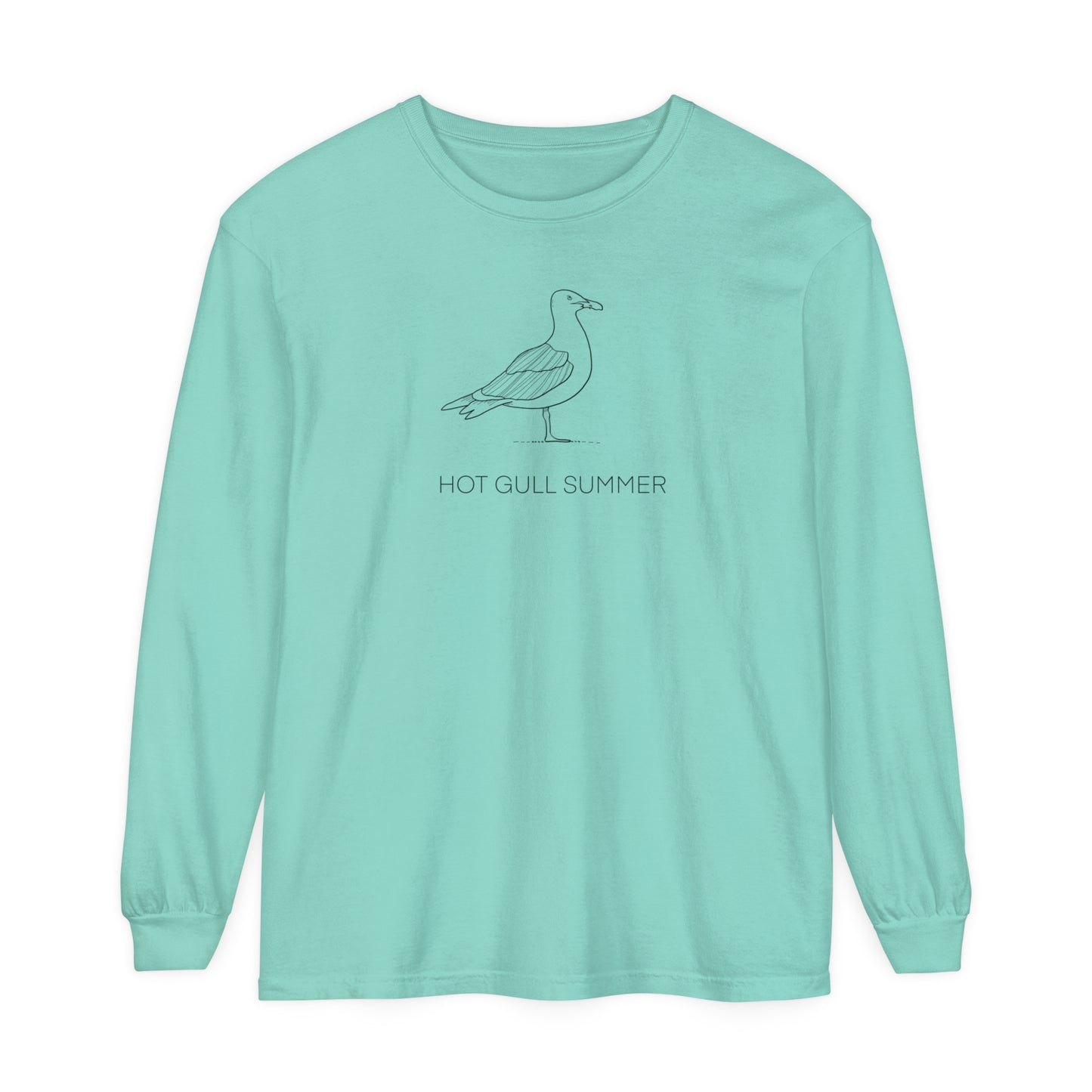 Hot Gull Summer Seagull Long Sleeve Tee