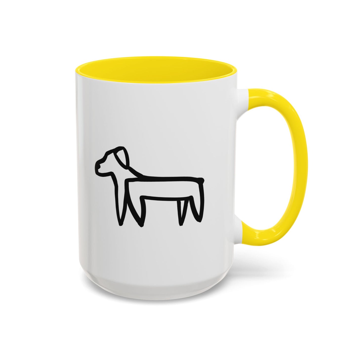 Double Dog Accent Mug