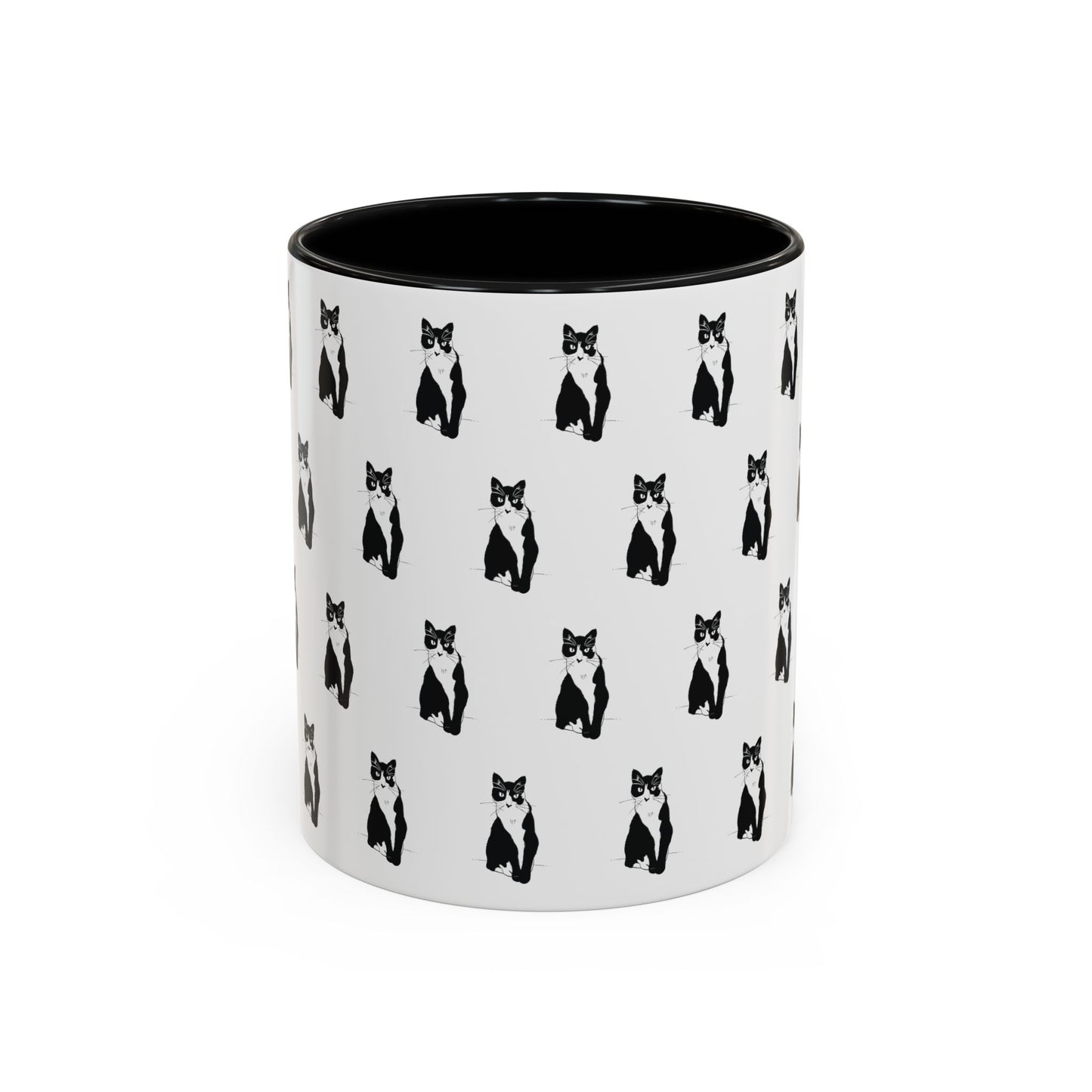 Herd of Cats Accent Mug (Transparent Style Cat) - Cat Mug