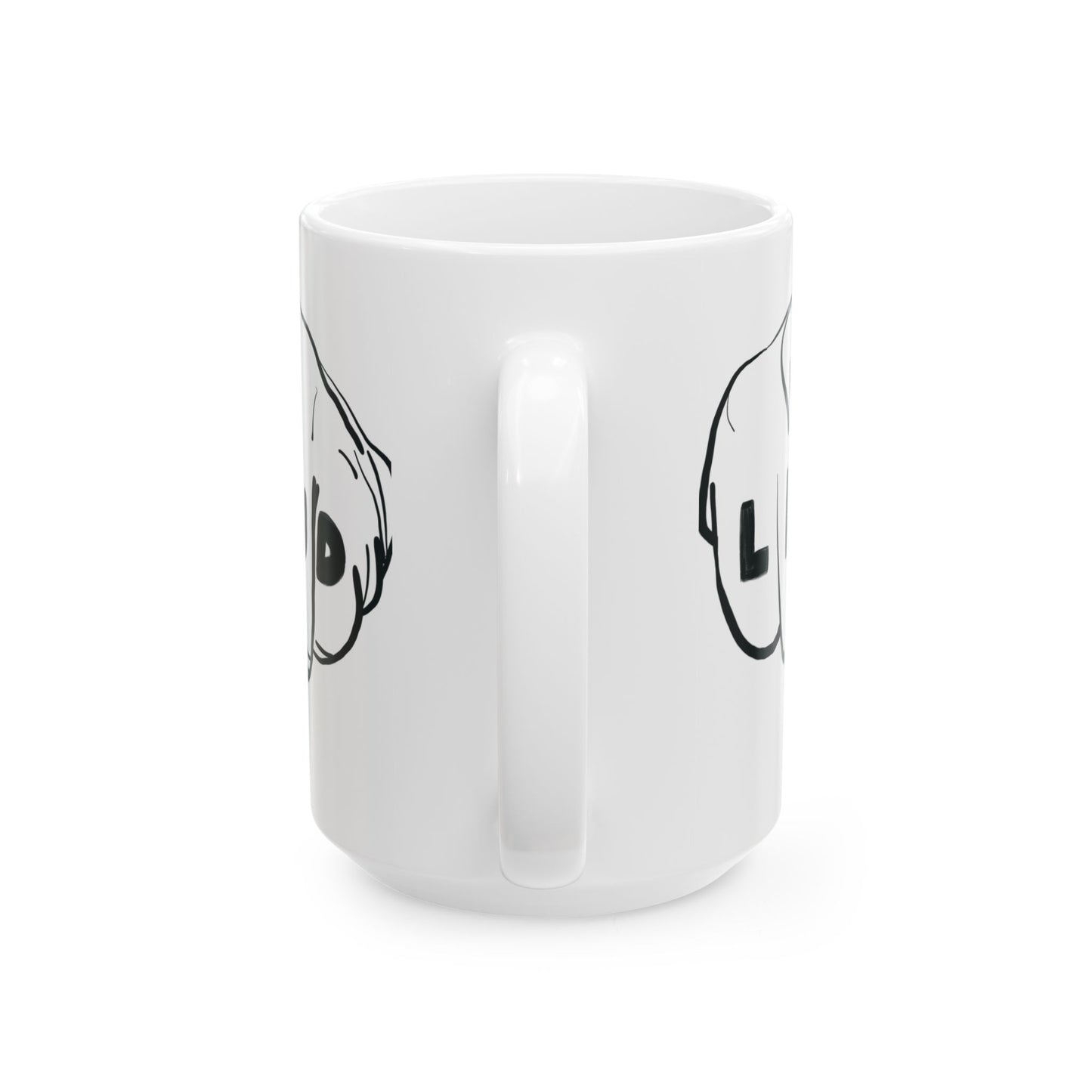 Live Loud Knuckle Tats Tattooed Fists Mug