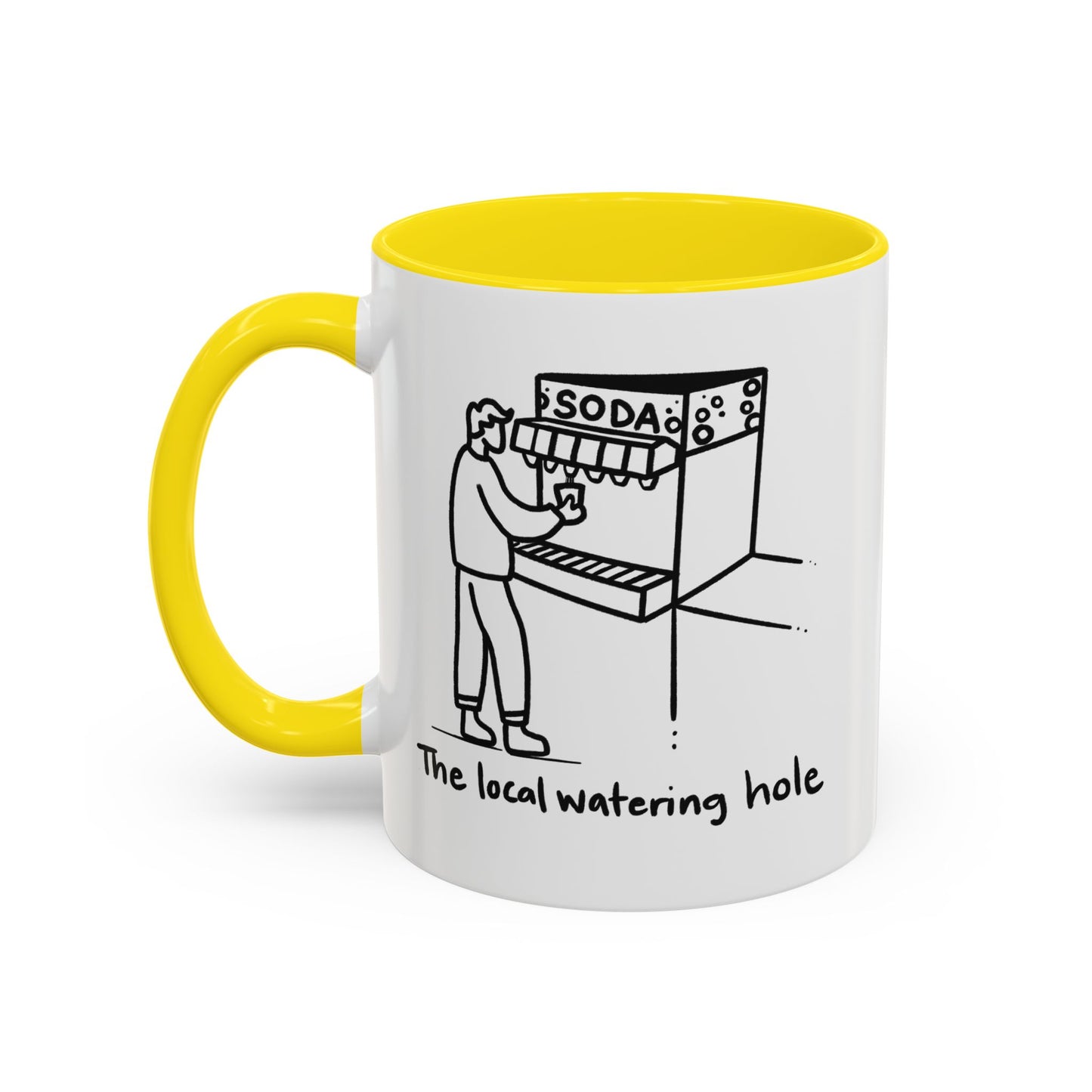 Local Watering Hole Accent Mug