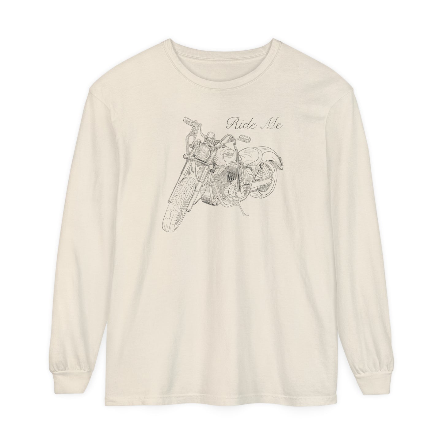 Ride Me Motorcycle Long Sleeve Tee