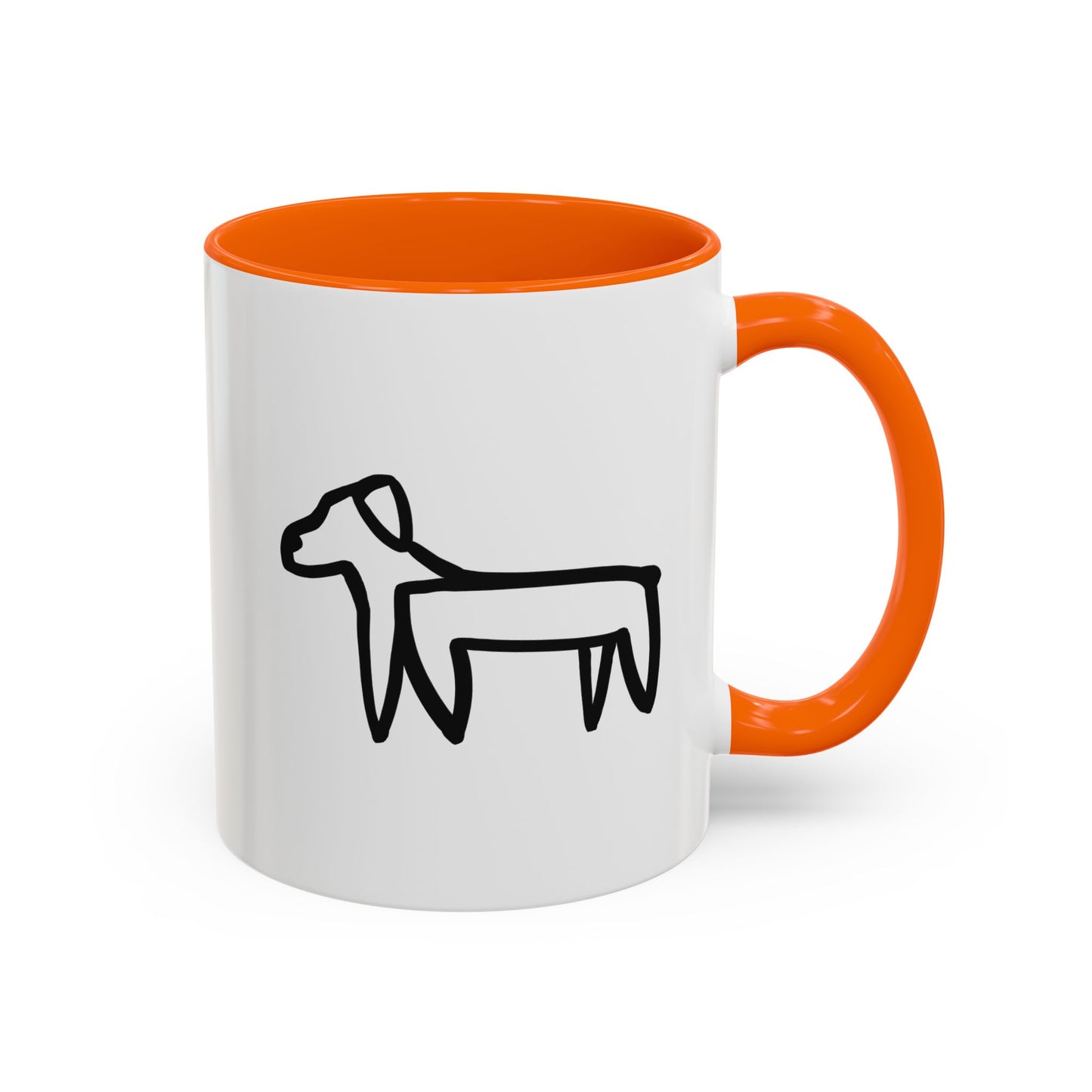 Double Dog Accent Mug