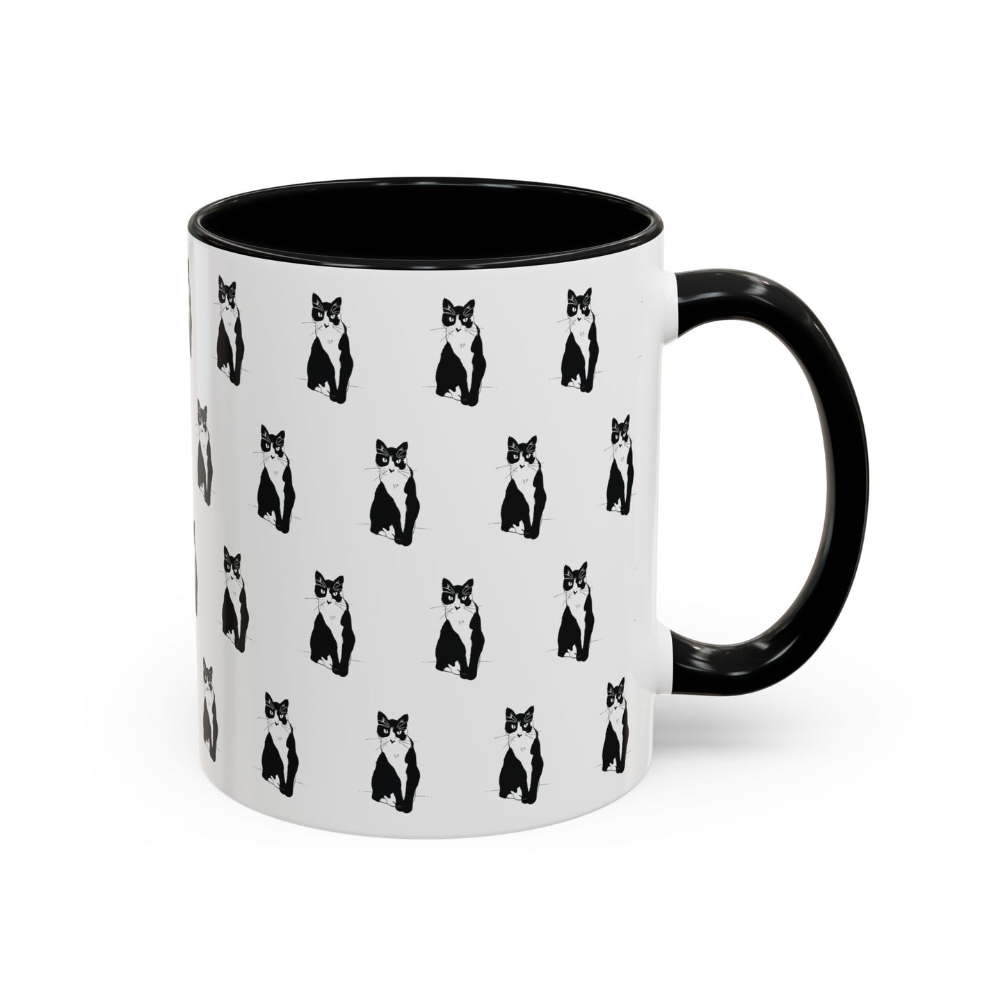 Herd of Cats Accent Mug (Transparent Style Cat) - Cat Mug