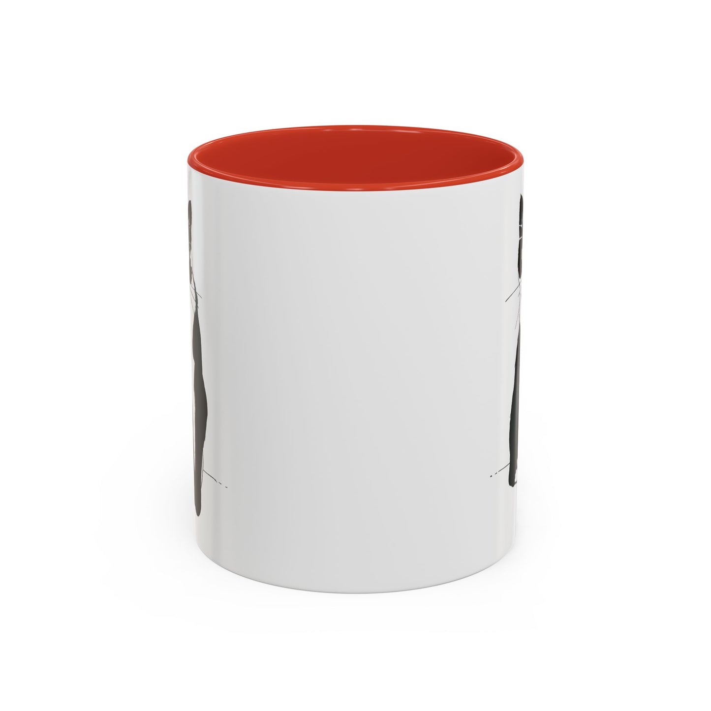 Cat Mug (Transparent Style Cat) - Two Cats Accent Edition Cat Mug