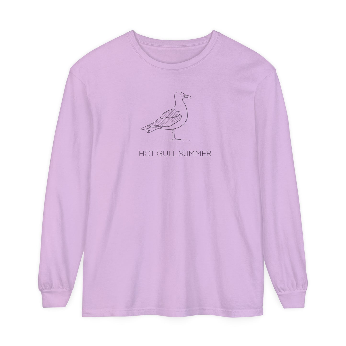 Hot Gull Summer Seagull Long Sleeve Tee