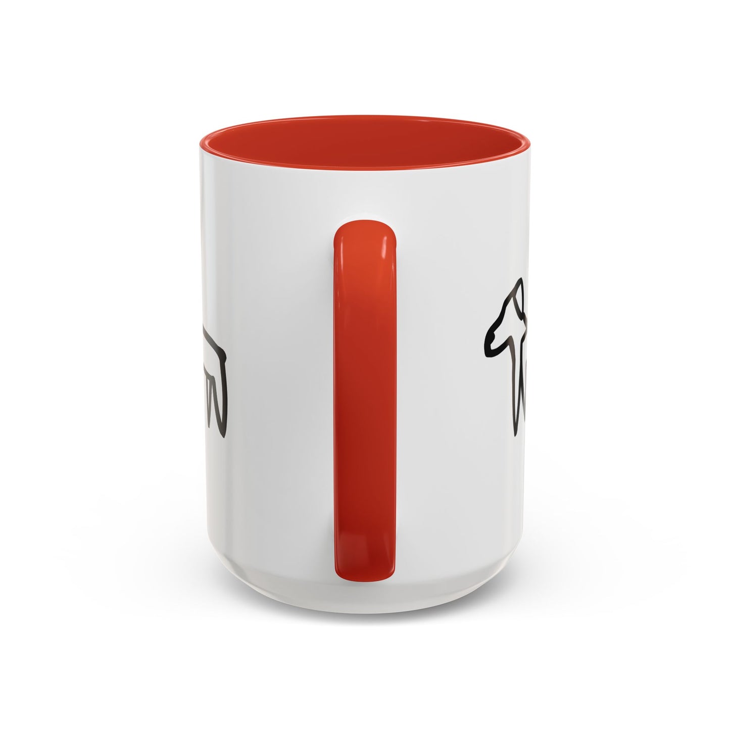 Double Dog Accent Mug