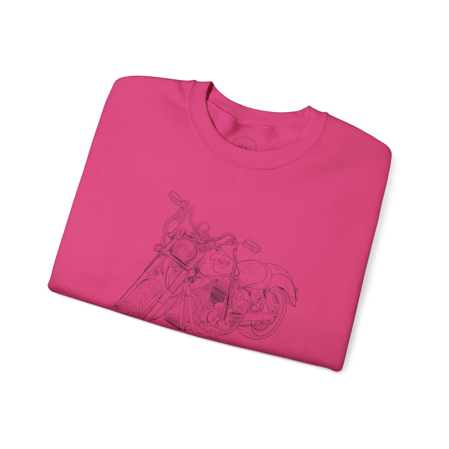Motorcycle Drawing Sweatshirt