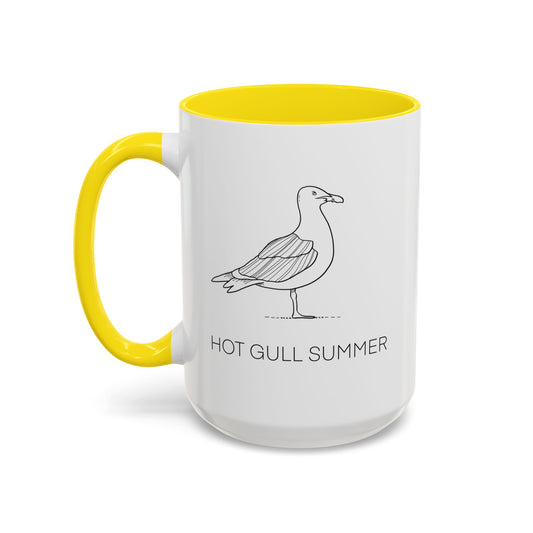 Hot Gull Summer Seagull Accent Mug