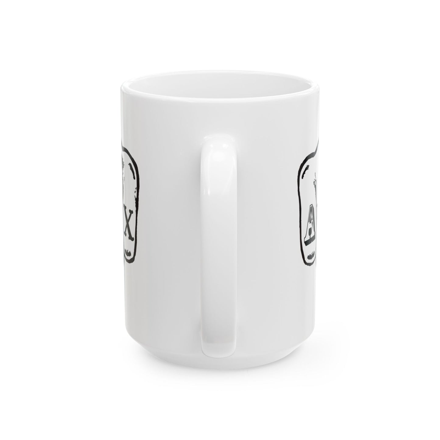 Austin Texas Knuckle Tats Tattooed Fists Mug