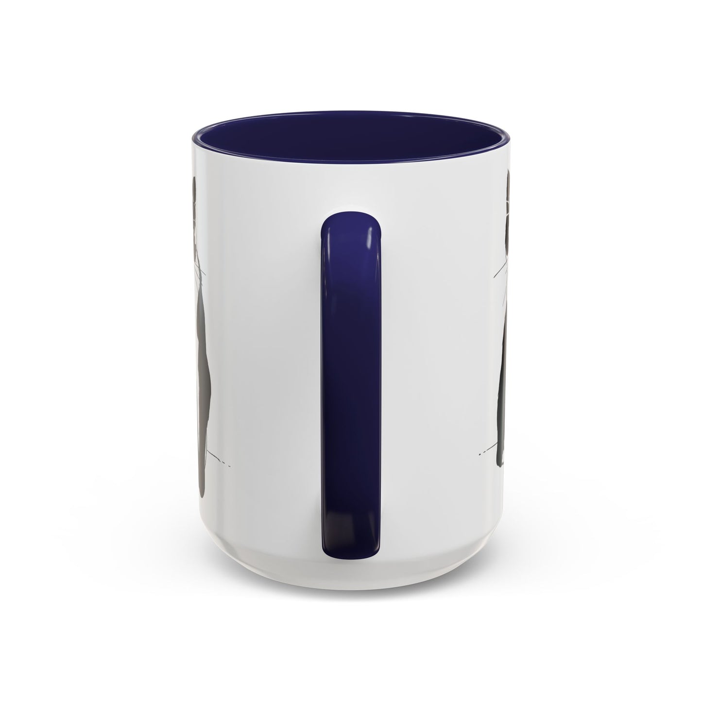 Cat Mug (Transparent Style Cat) - Two Cats Accent Edition Cat Mug