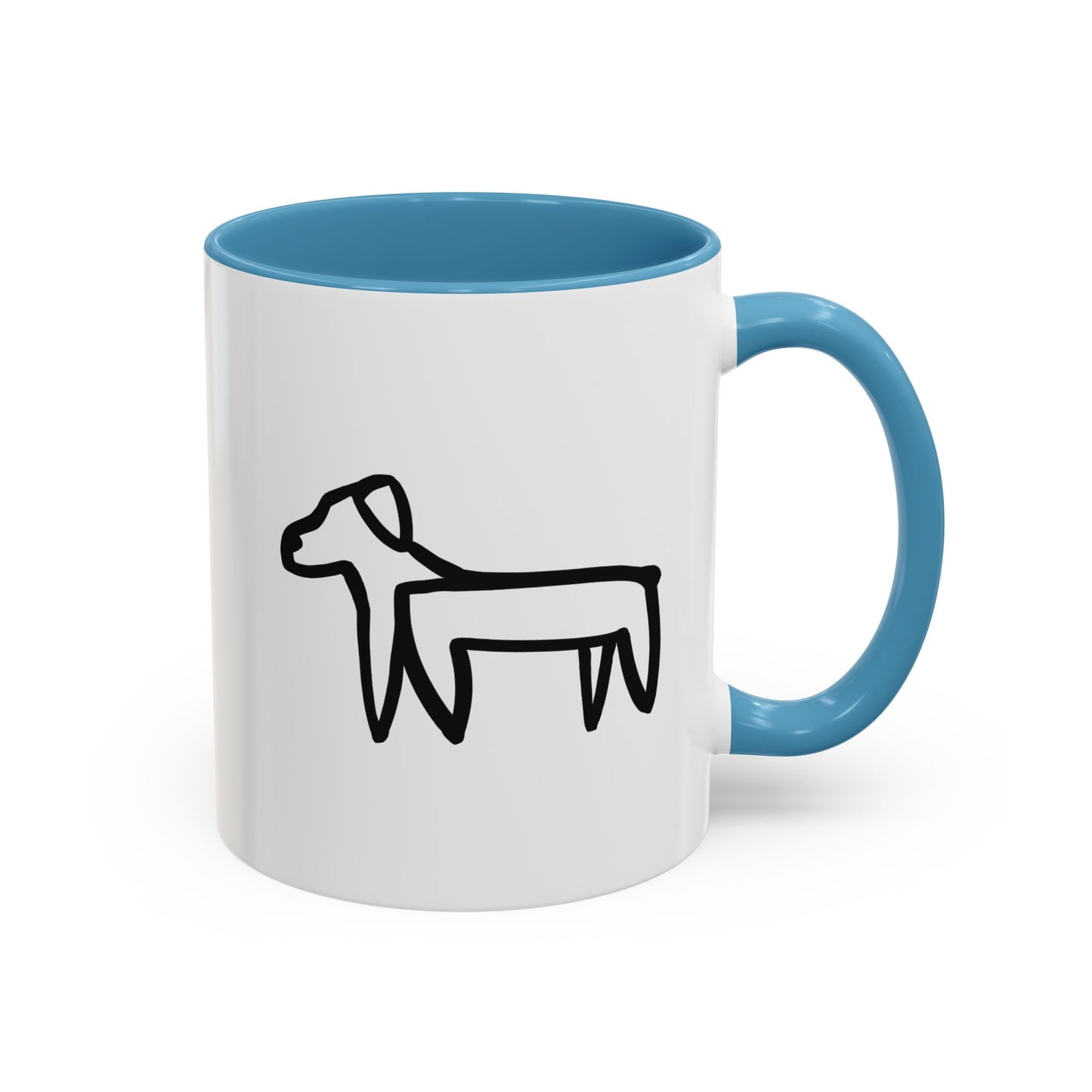 Double Dog Accent Mug