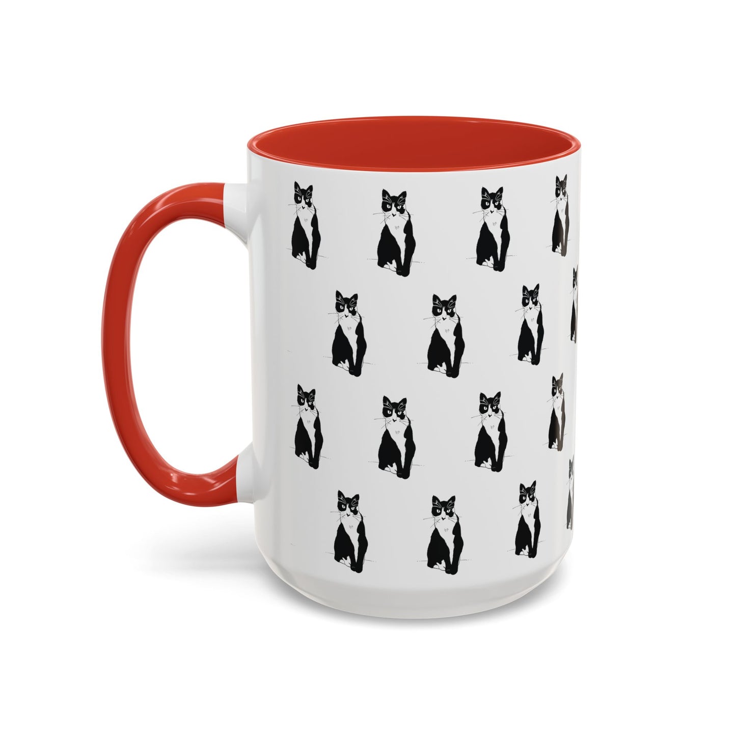 Herd of Cats Accent Mug (Transparent Style Cat) - Cat Mug