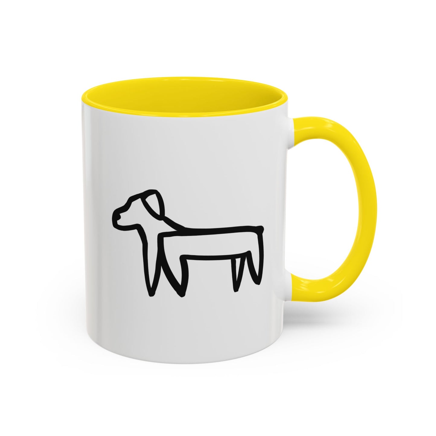 Double Dog Accent Mug