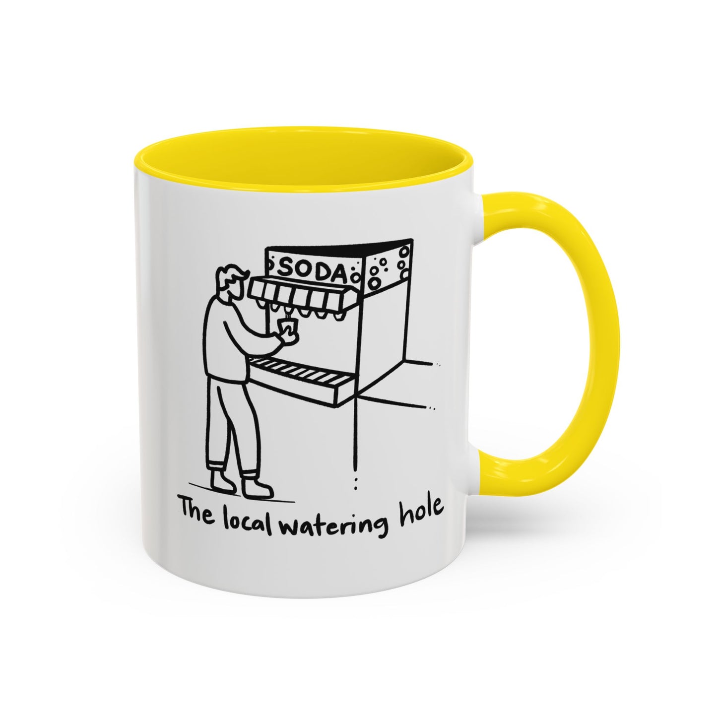 Local Watering Hole Accent Mug