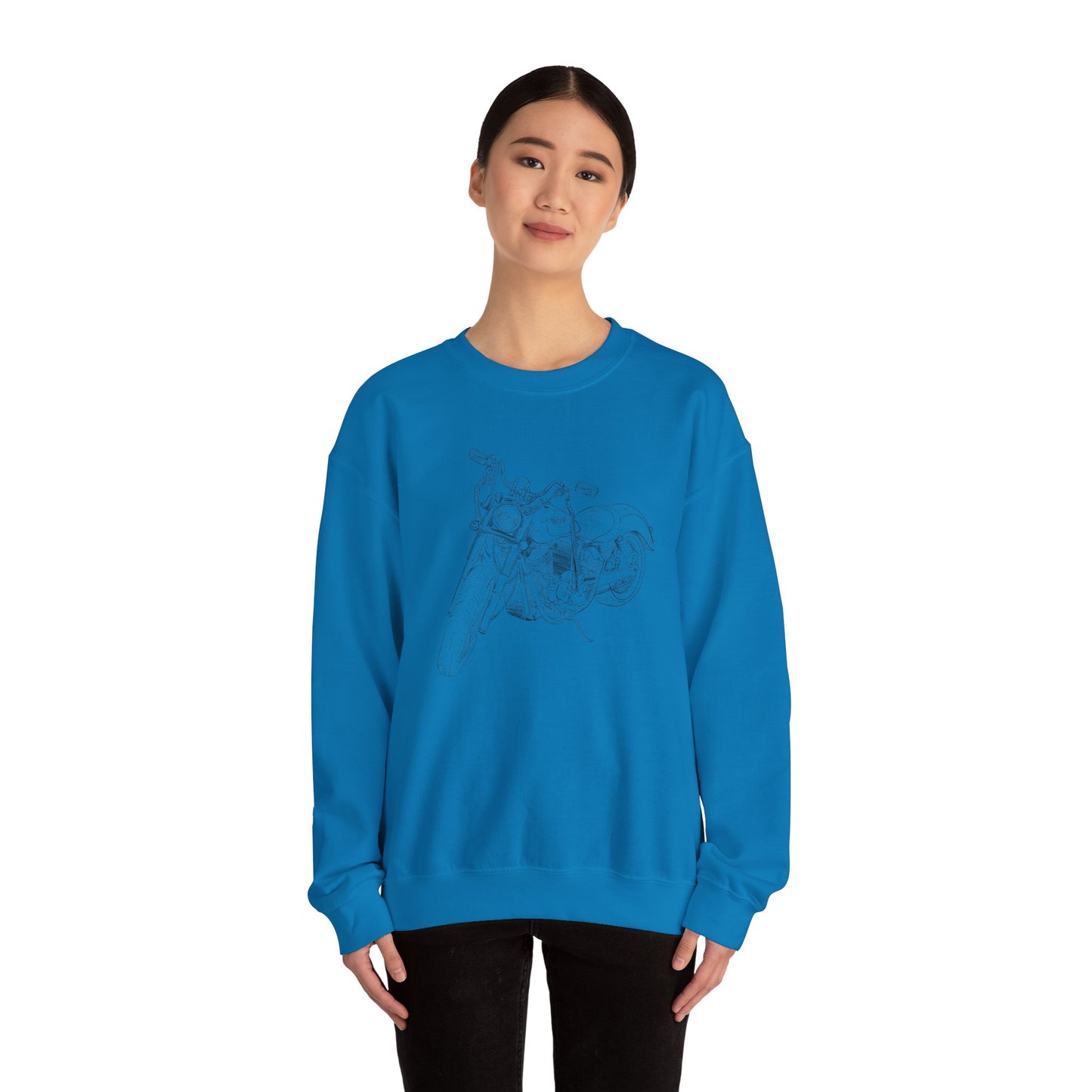 Motorcycle Drawing Sweatshirt