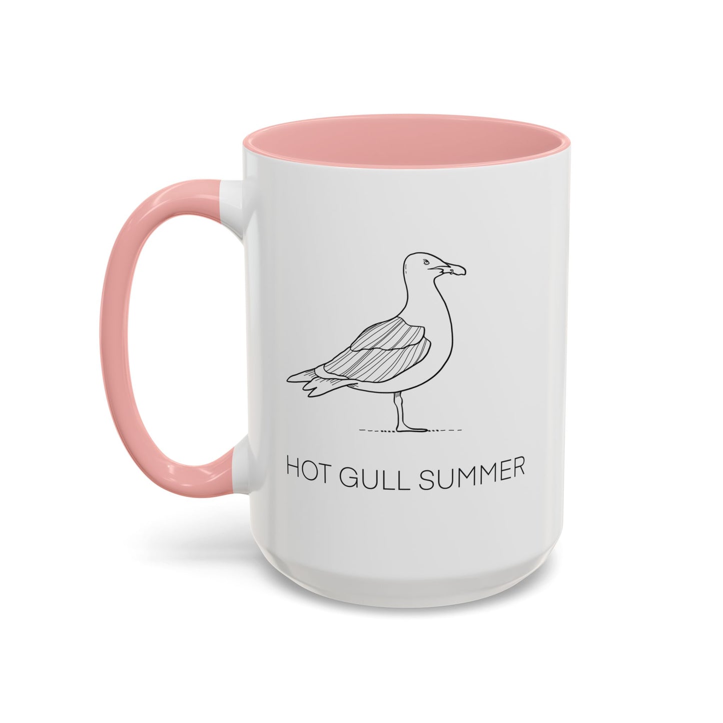 Hot Gull Summer Seagull Accent Mug