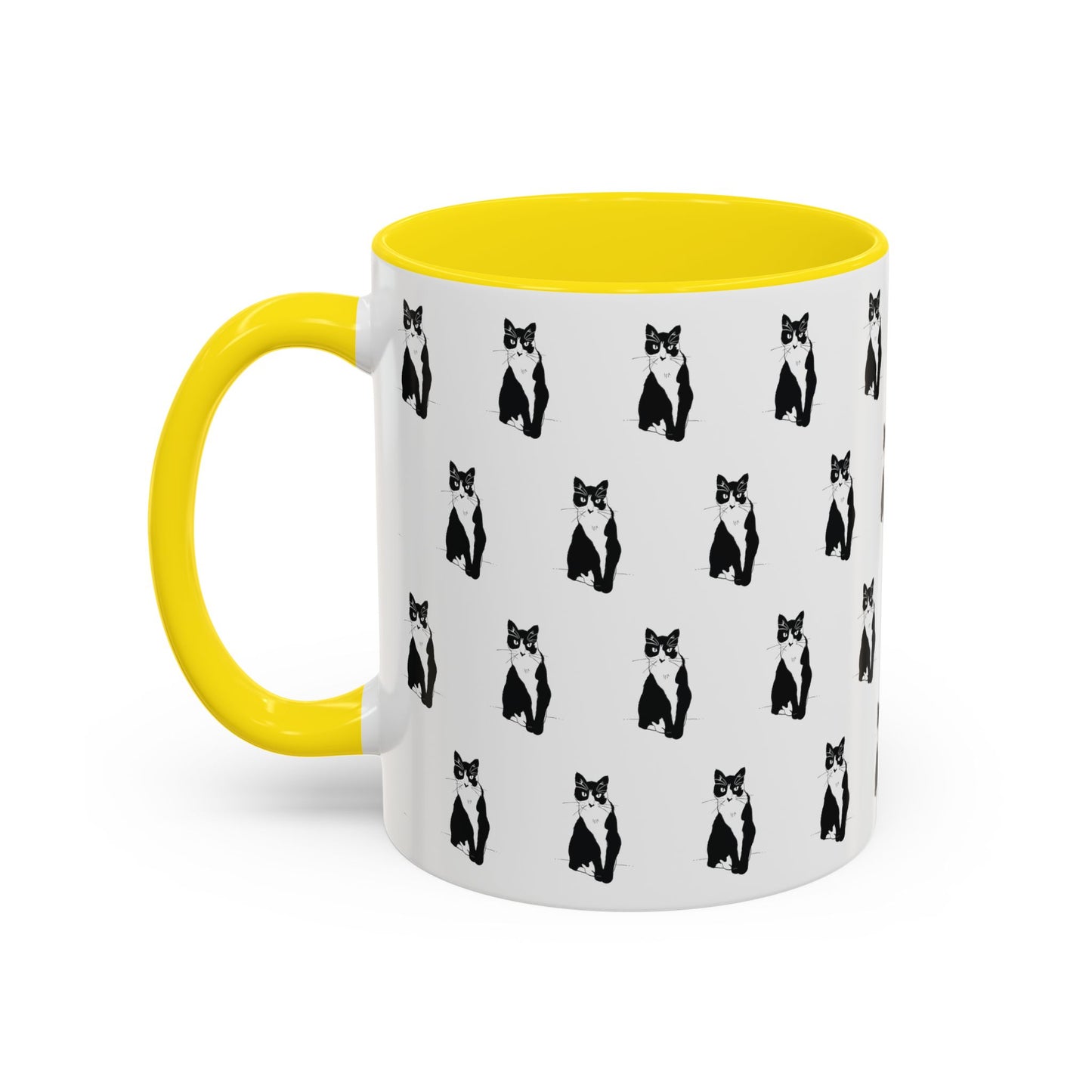 Herd of Cats Accent Mug (Transparent Style Cat) - Cat Mug