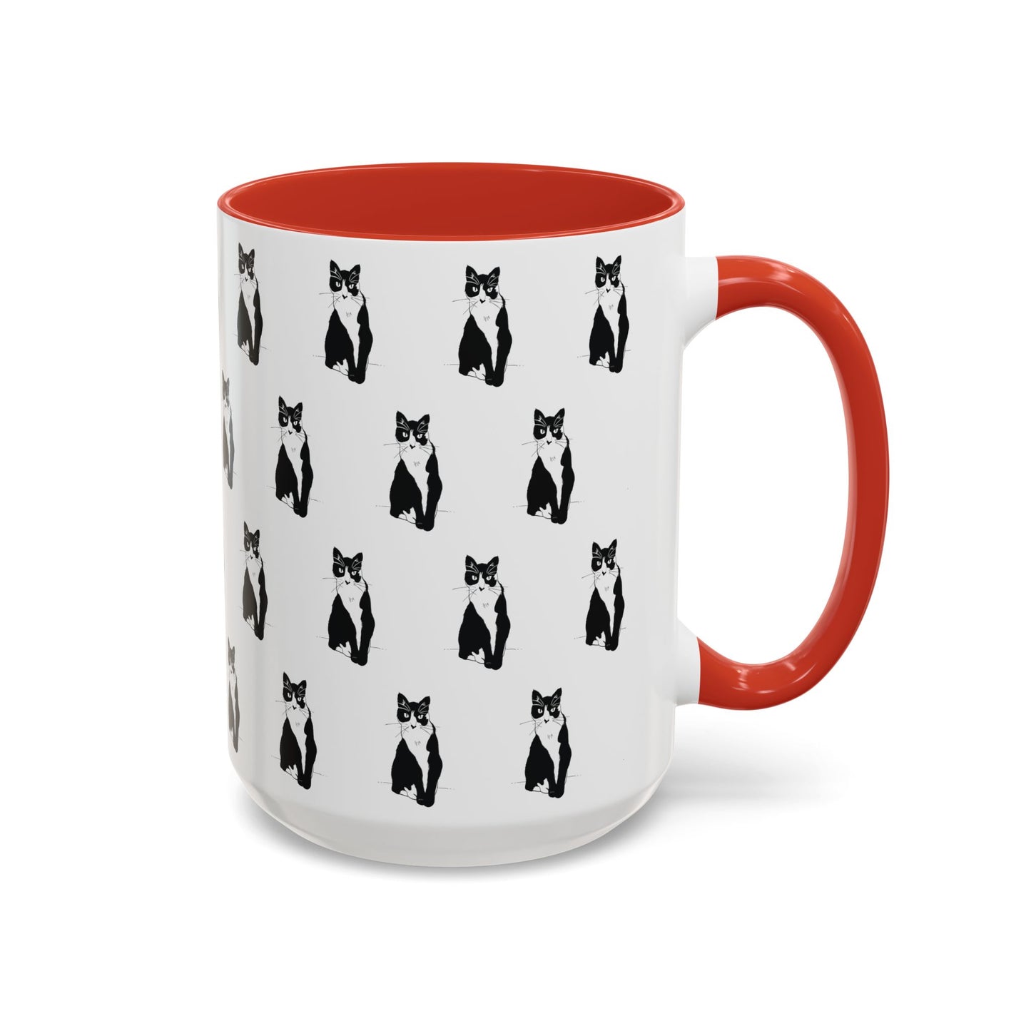 Herd of Cats Accent Mug (Transparent Style Cat) - Cat Mug