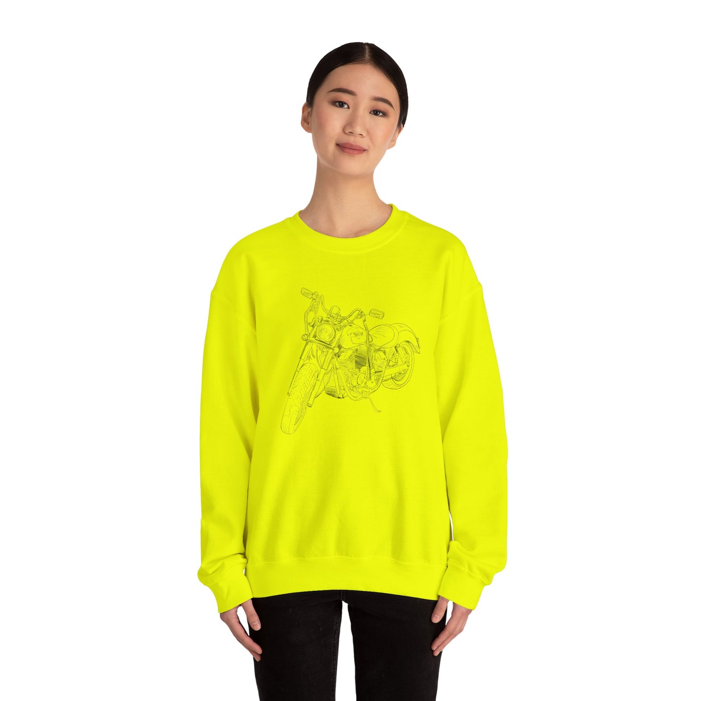 Motorcycle Drawing Sweatshirt