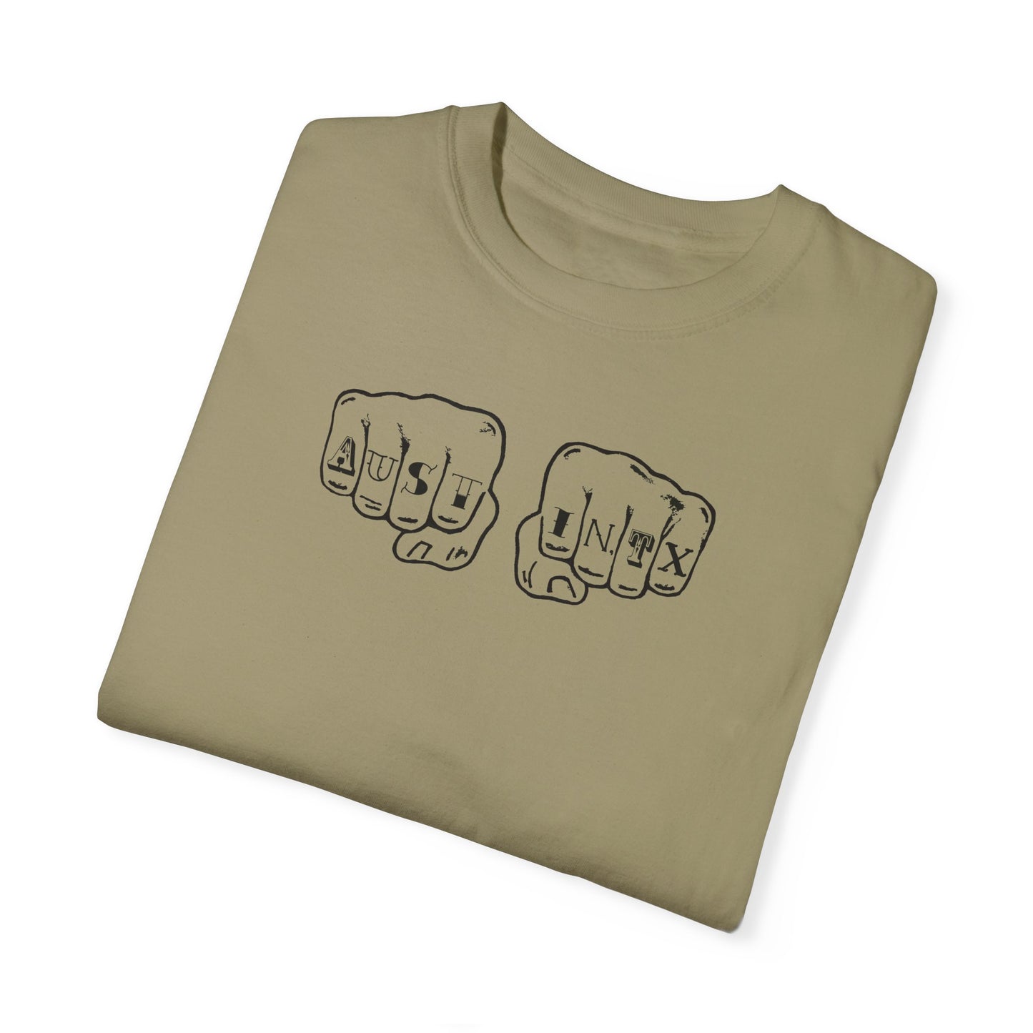 Austin Knuckle Tats - Tattooed Fists Tee