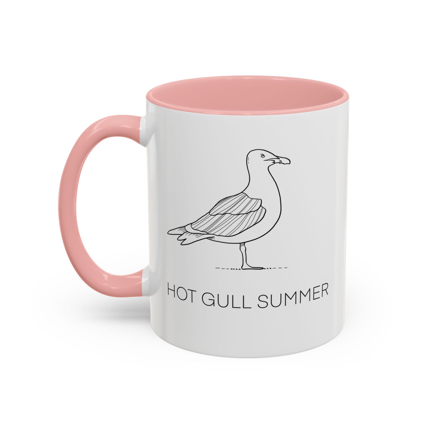 Hot Gull Summer Seagull Accent Mug