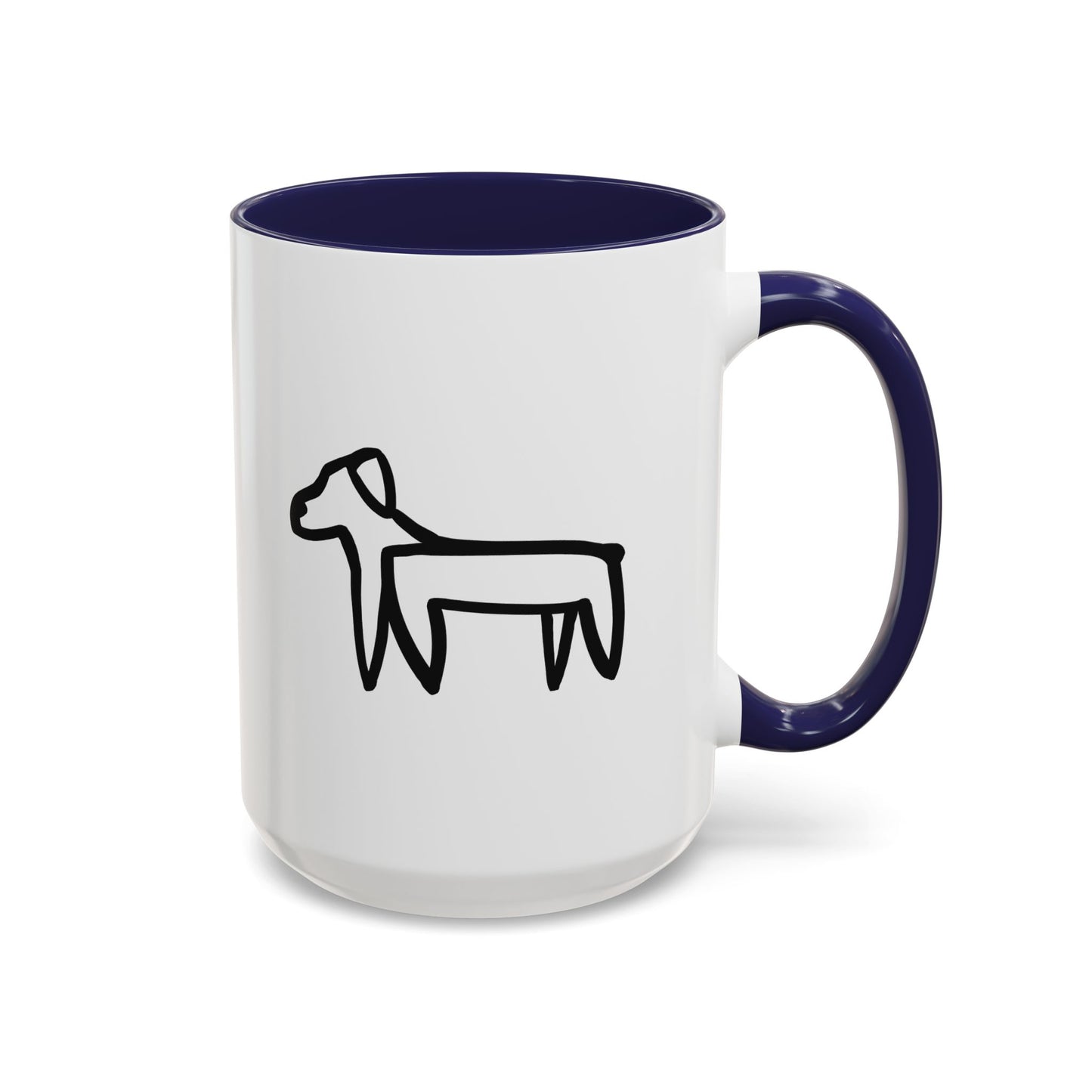 Double Dog Accent Mug