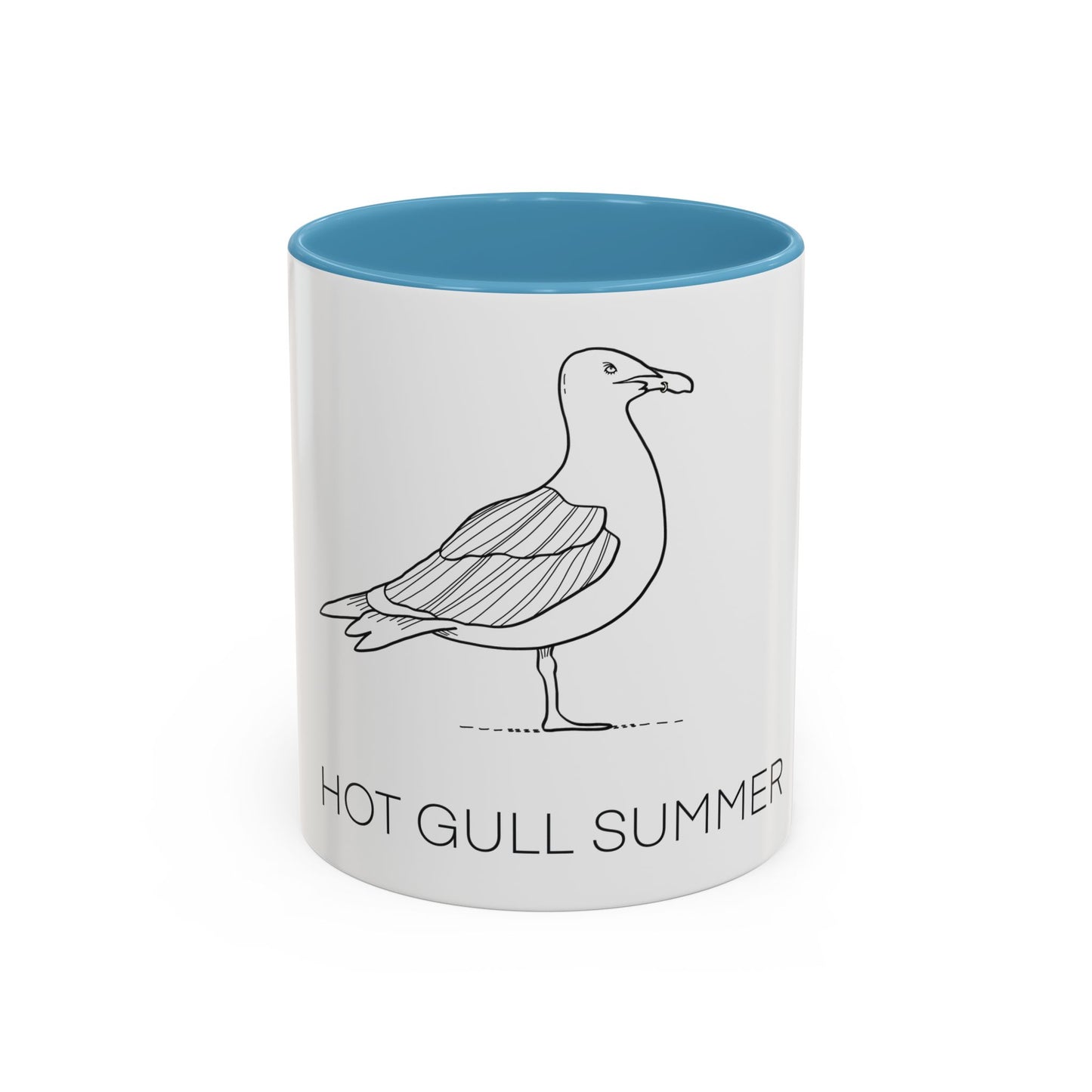 Hot Gull Summer Accent Mug - One Bird