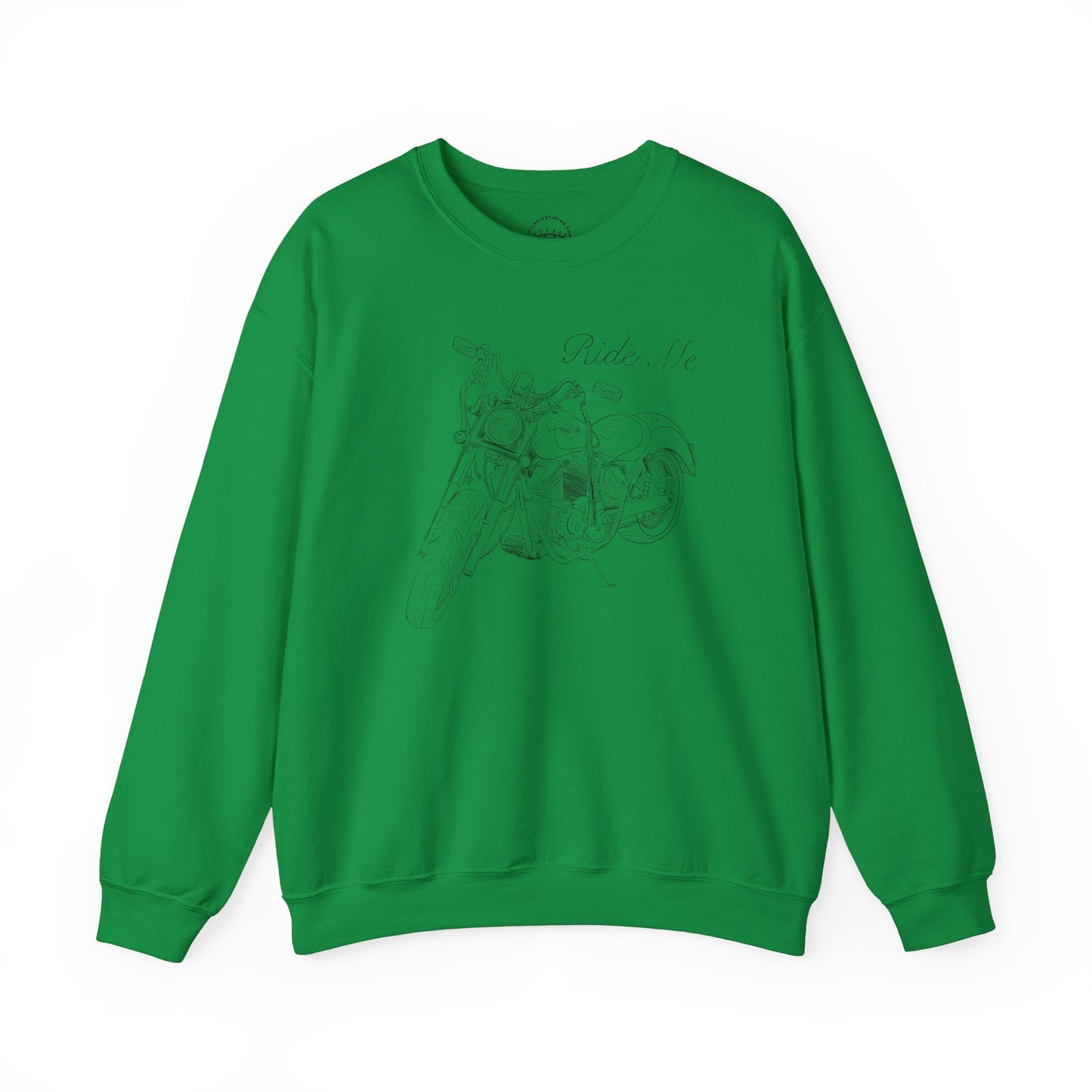 Ride Me Motorcycle Drawing Sweatshirt