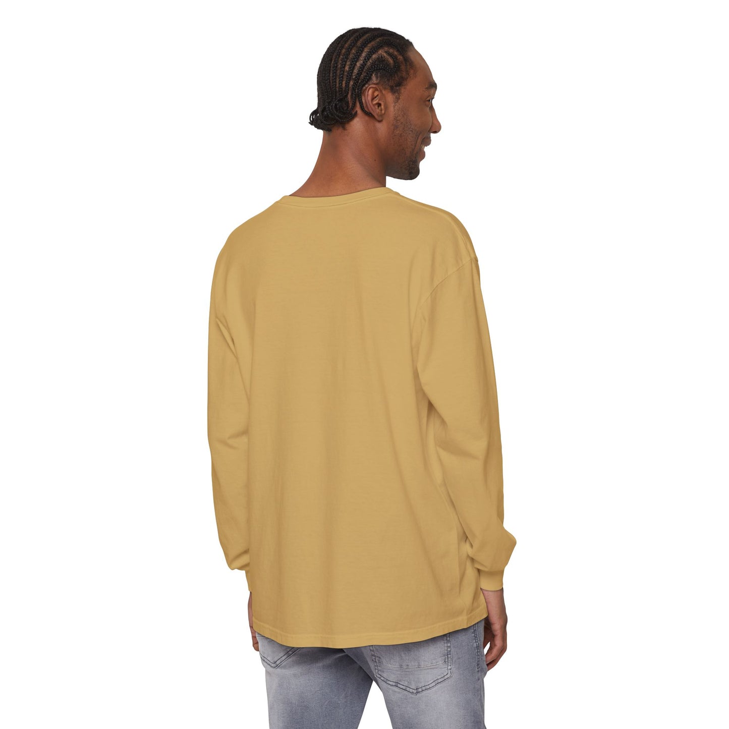 Cat Long Sleeve Tee (Transparent Style Cat) - Cat Drawing Shirt