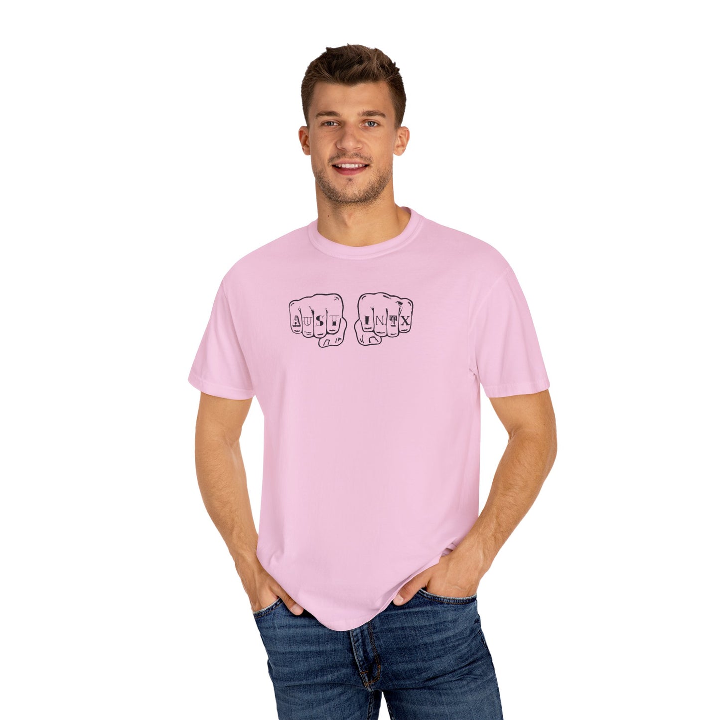 Austin Knuckle Tats - Tattooed Fists Tee