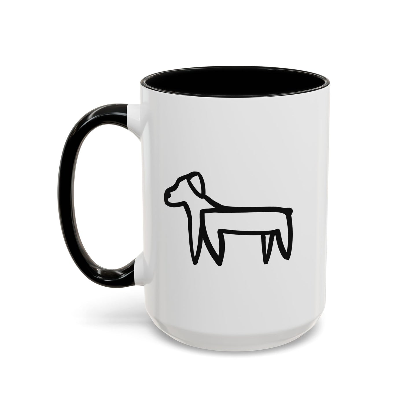 Double Dog Accent Mug
