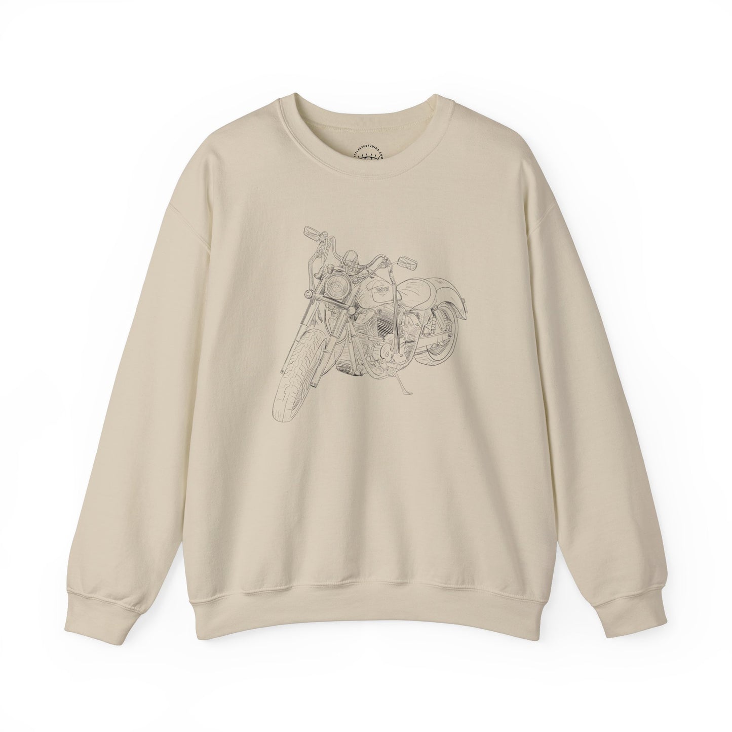 Motorcycle Drawing Sweatshirt