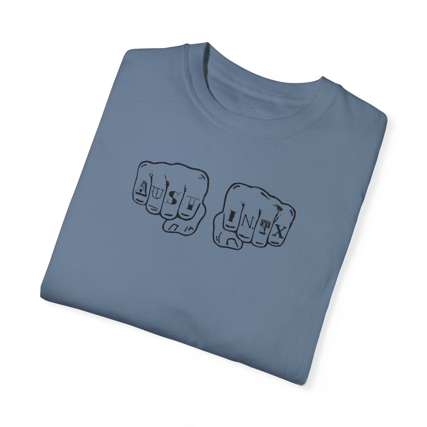 Austin Knuckle Tats - Tattooed Fists Tee