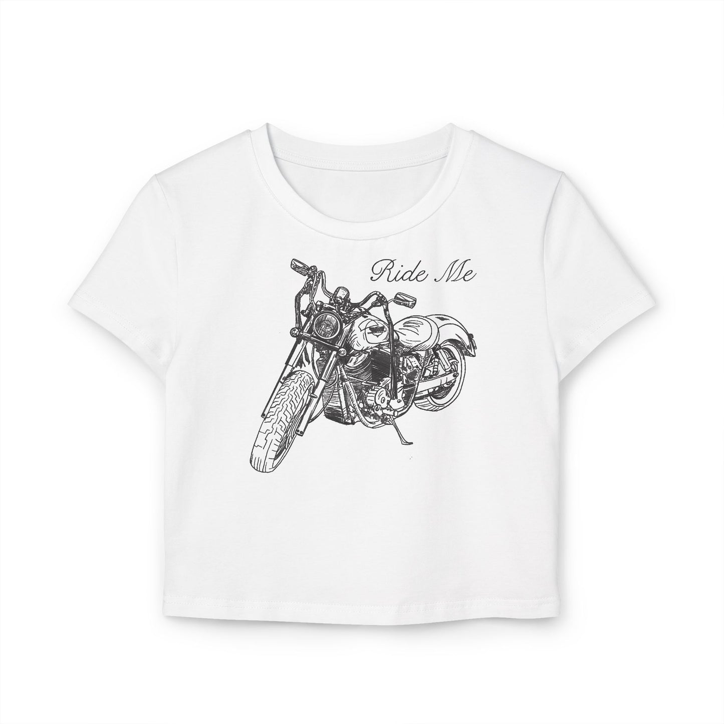 Ride Me Motorcycle Baby Tee
