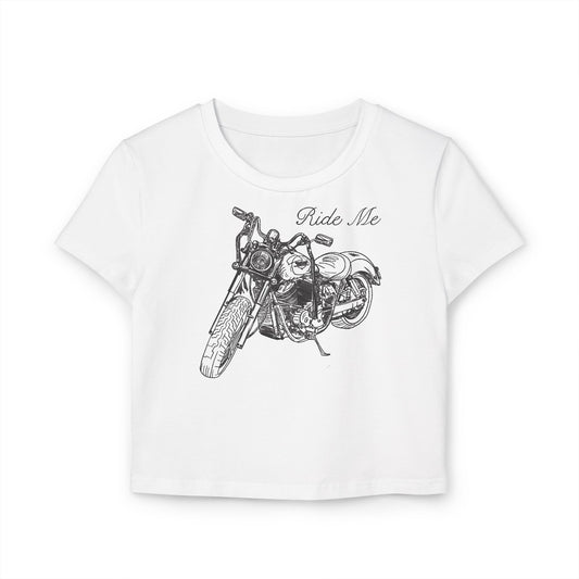 Ride Me Motorcycle Baby Tee