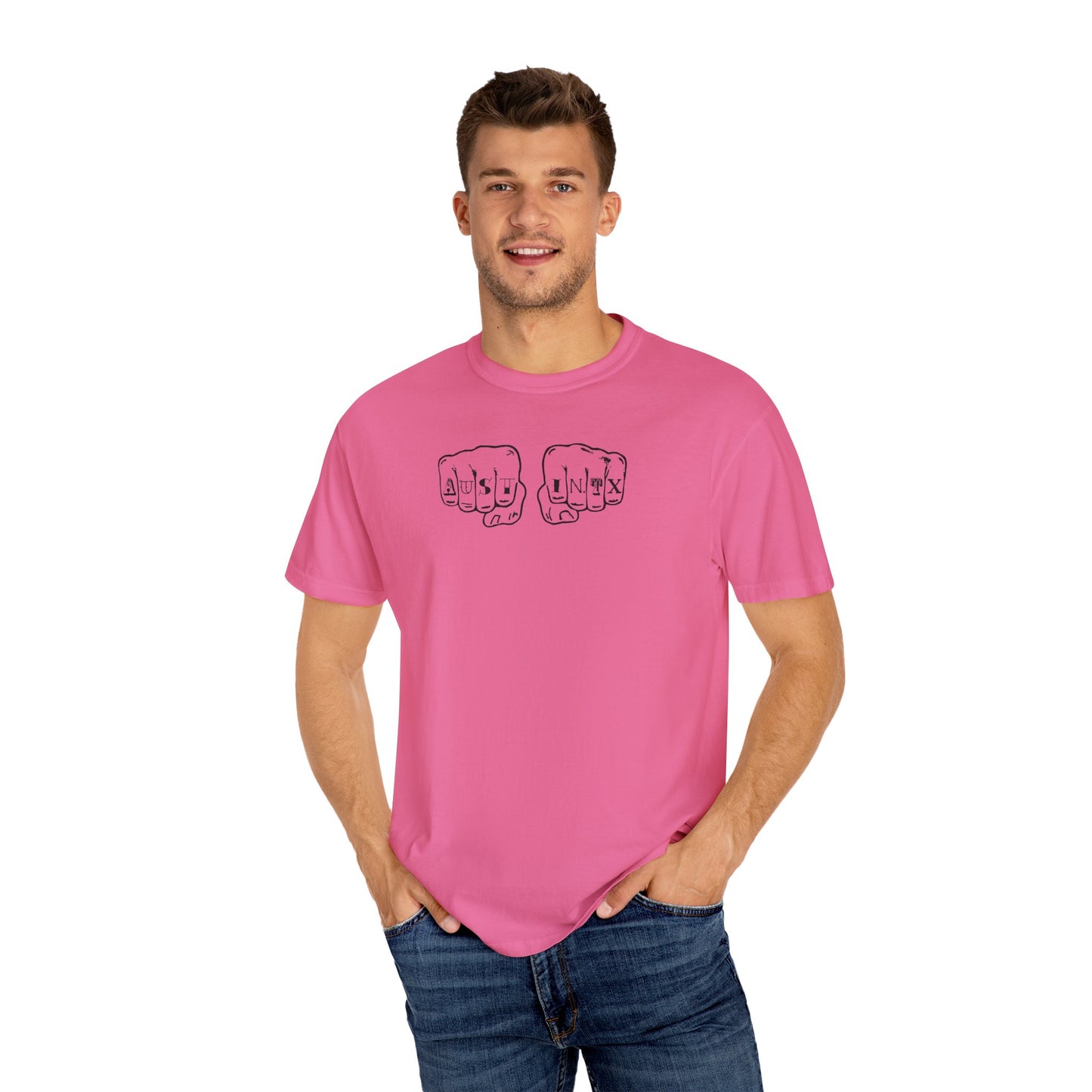 Austin Knuckle Tats - Tattooed Fists Tee