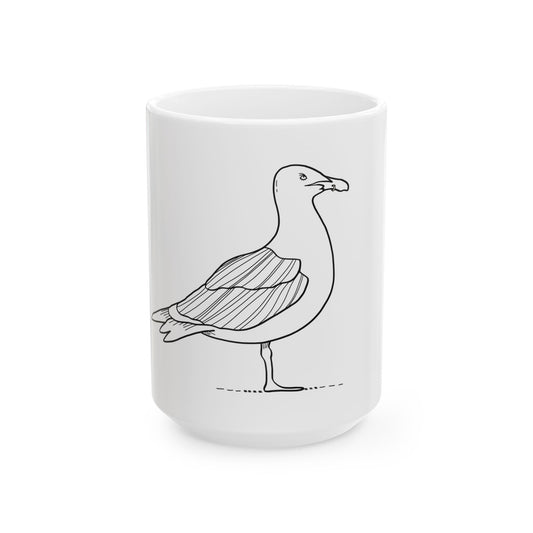 Hot Gull Mug - One Bird