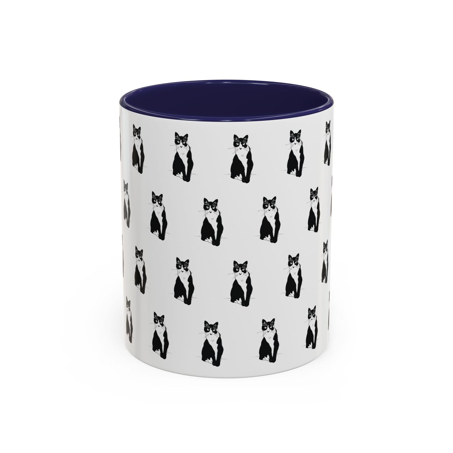 Herd of Cats Accent Mug (Transparent Style Cat) - Cat Mug
