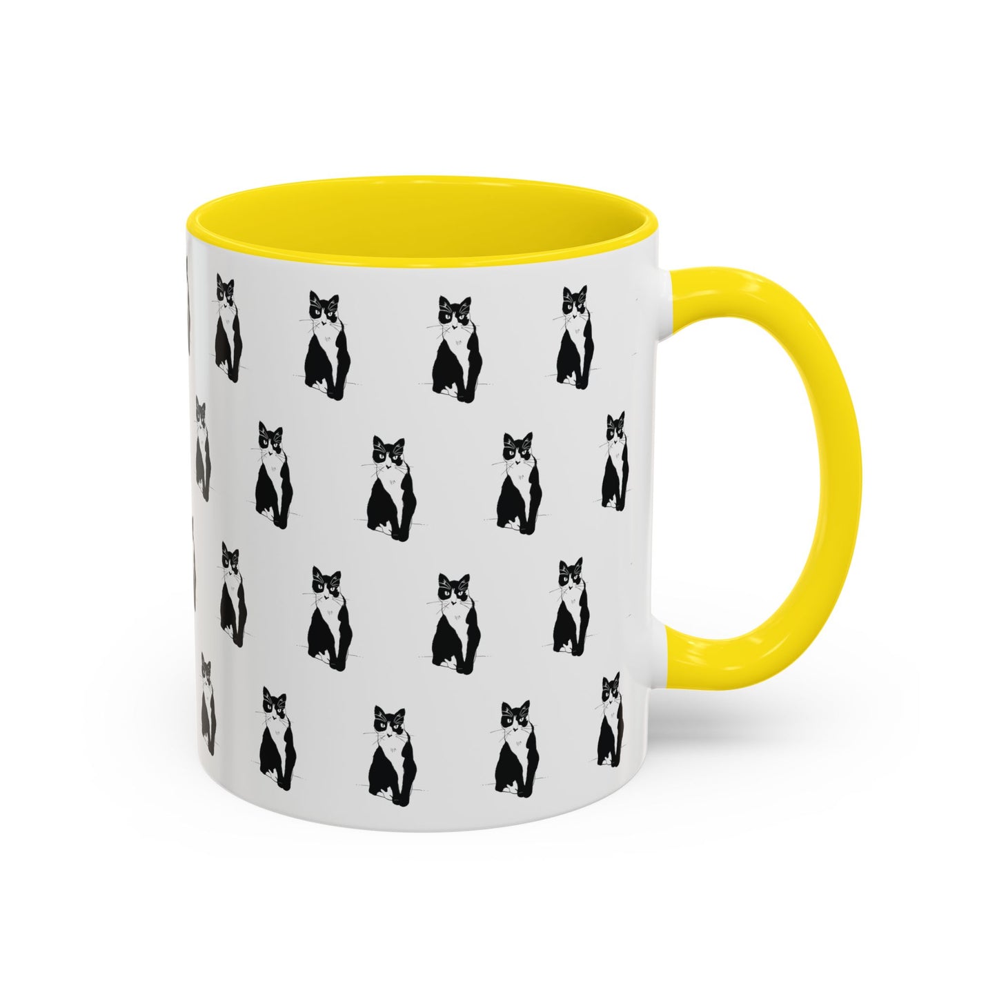Herd of Cats Accent Mug (Transparent Style Cat) - Cat Mug