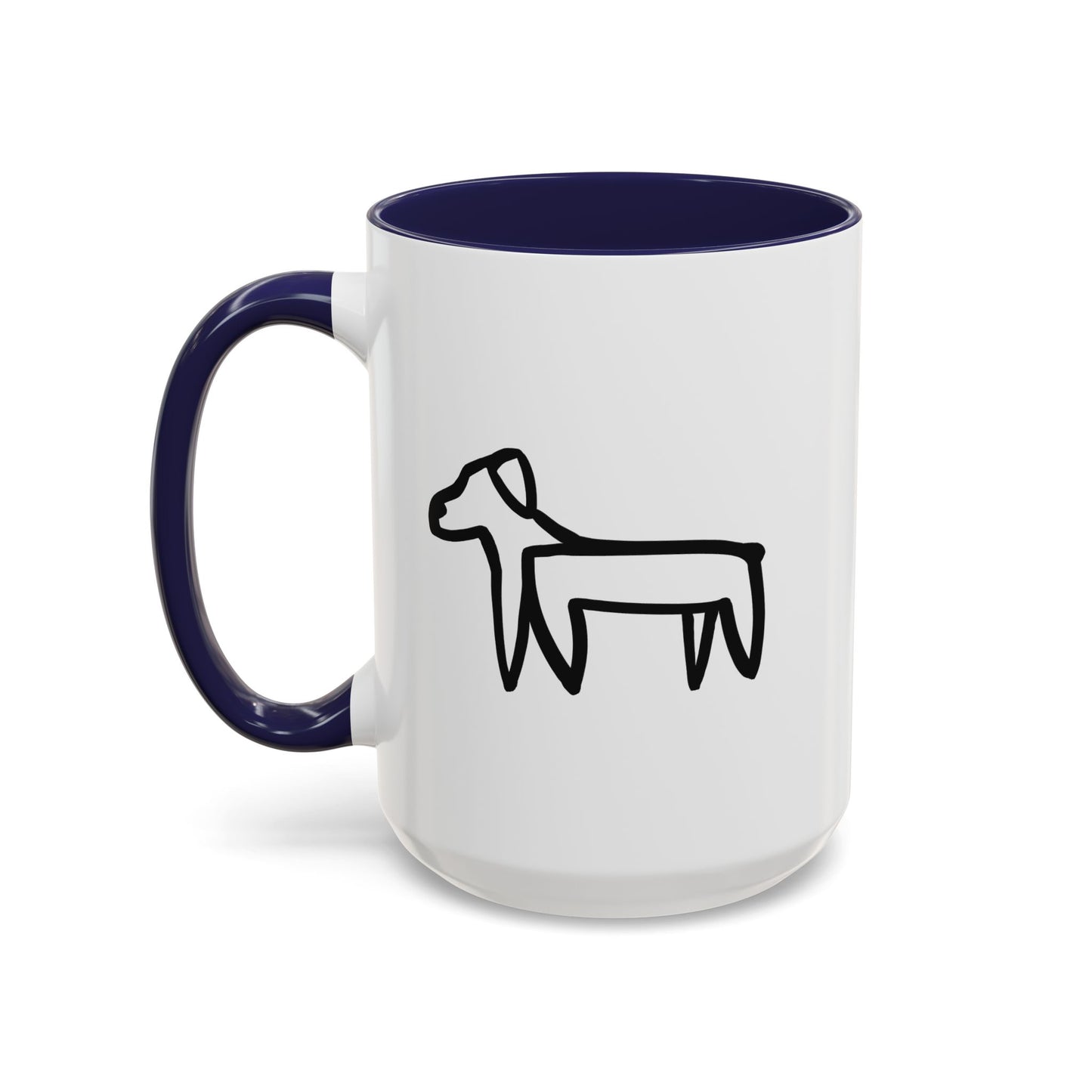Double Dog Accent Mug