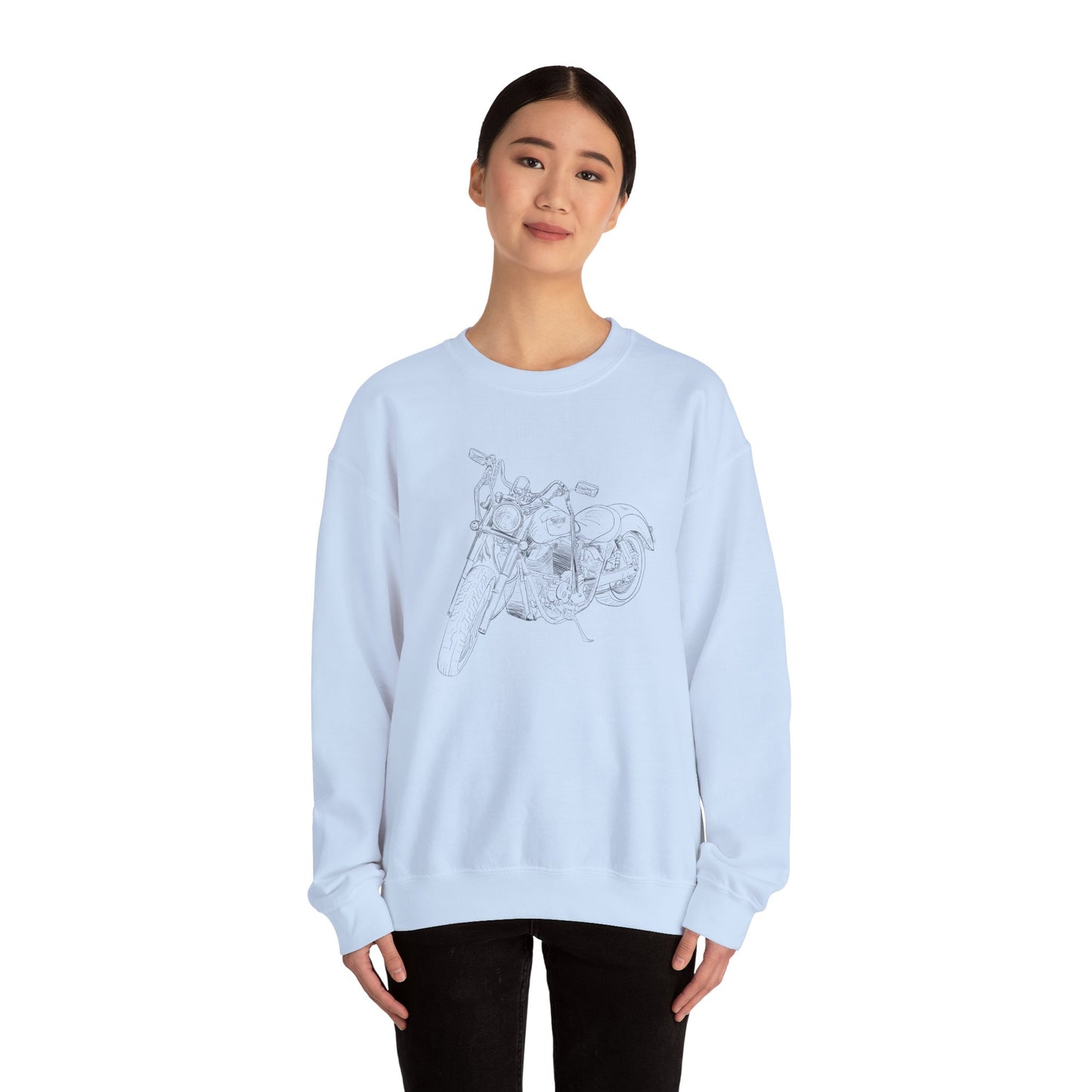 Motorcycle Drawing Sweatshirt