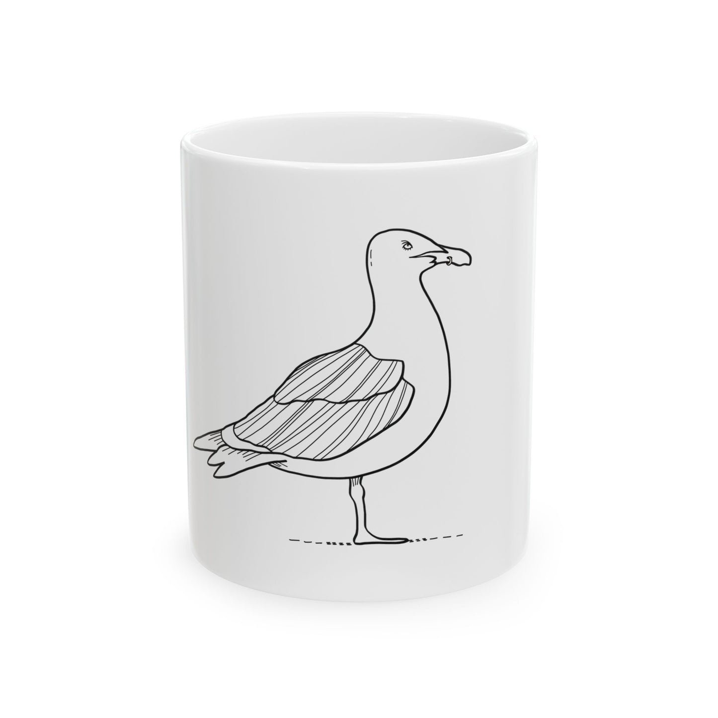 Hot Gull Mug - One Bird