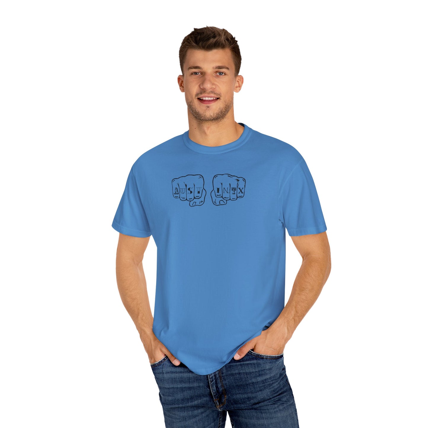 Austin Knuckle Tats - Tattooed Fists Tee