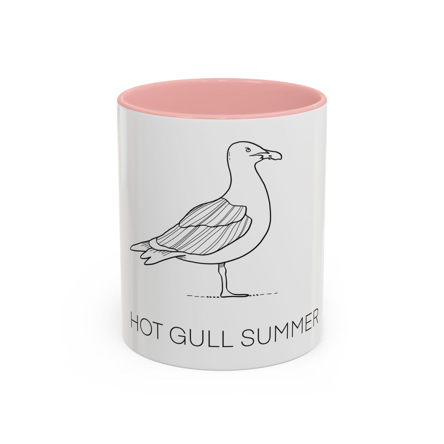 Hot Gull Summer Accent Mug - One Bird