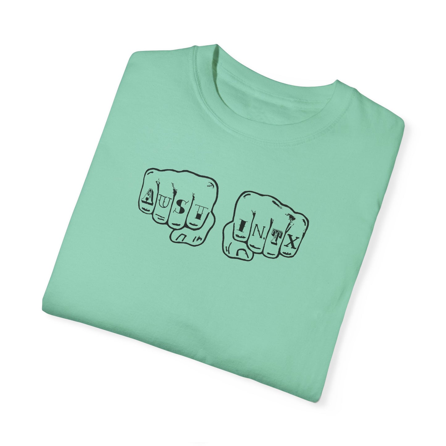Austin Knuckle Tats - Tattooed Fists Tee