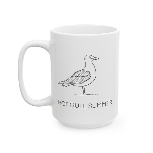 Hot Gull Summer Seagull Coffee Mug